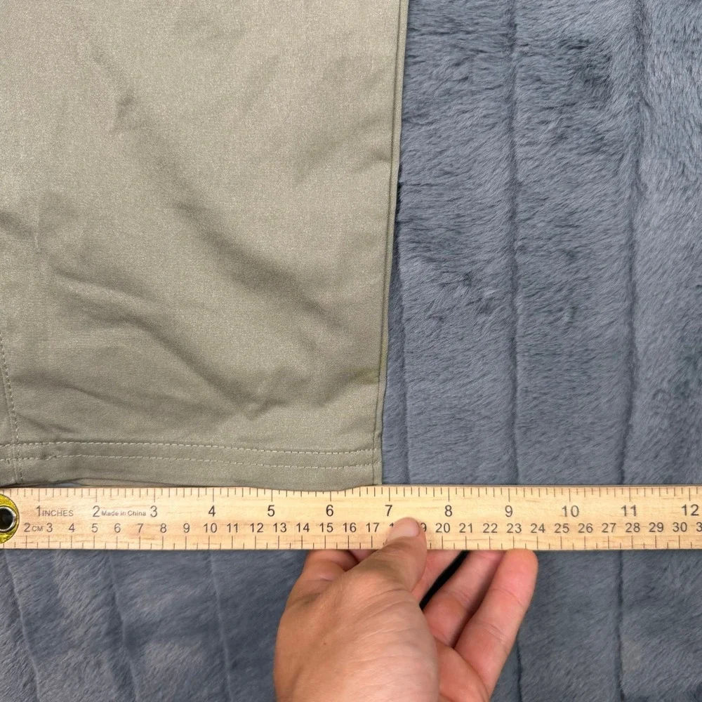 Hurley Jet Set Tech Pants Mens 32x30 Khaki Tan Straight Leg Chino HMS24-06893